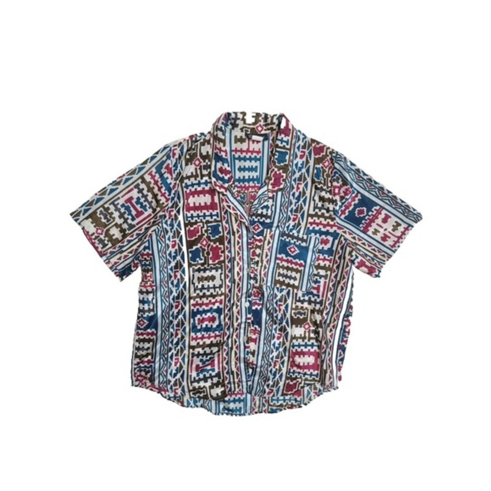 Vintage Women's‎ Blouse Gianna Multicolor  Button Up
